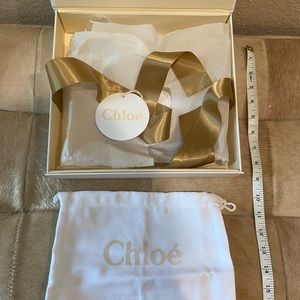 CHLOE original and authentic box and CHLOE dust bag